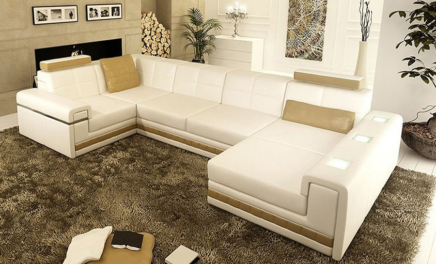 Yarra - 1 Leather Sofa Lounge Set